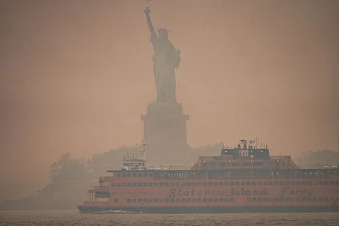 2023 United States East Coast wildfire smoke